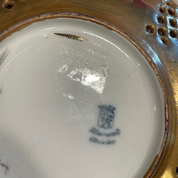 Schumann Dresden Bavarian Gold saucer plate - Picture 11 of 12